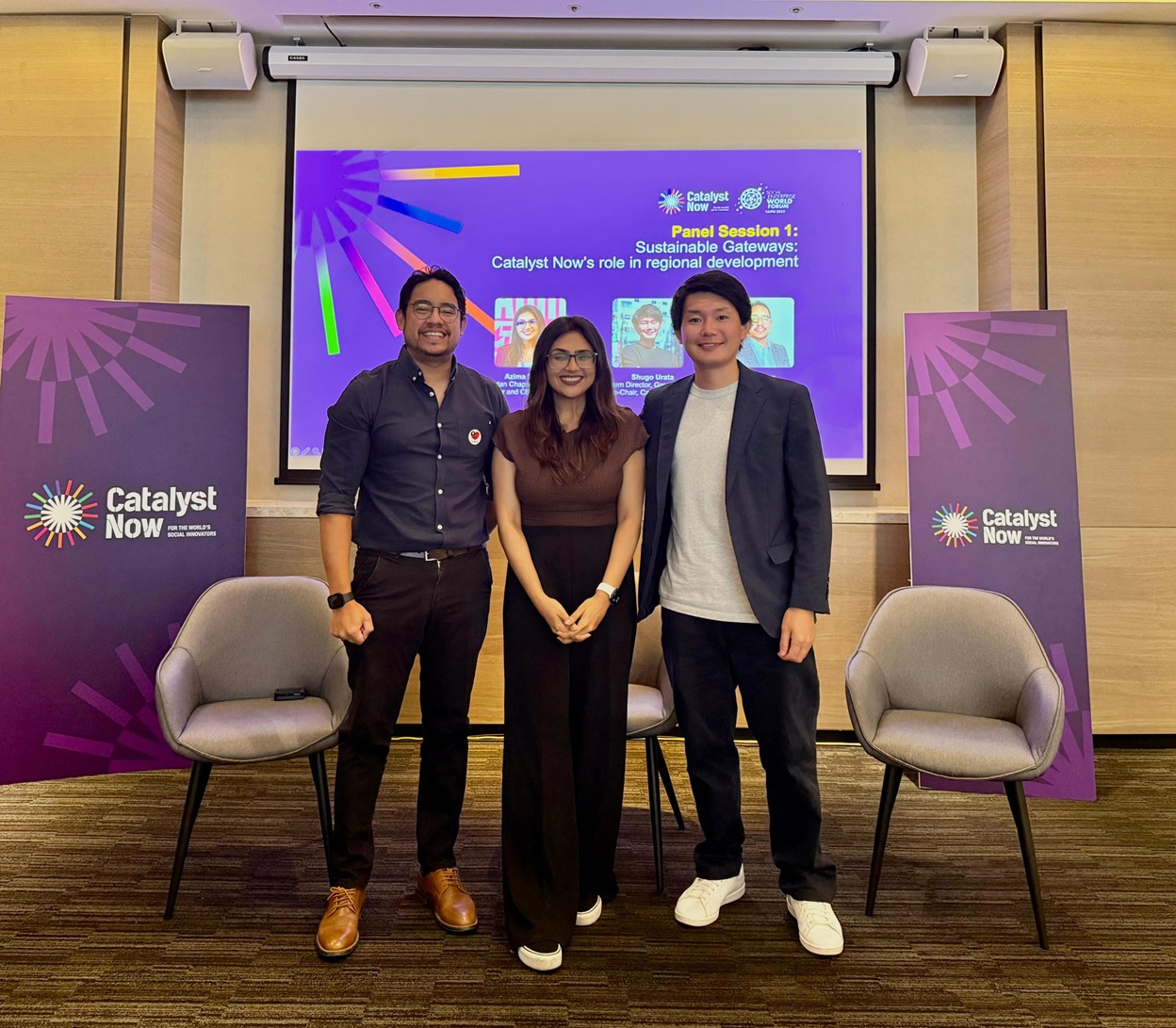 SEWF2025「Sustainable Gateways: Connecting Taiwan, ASEAN and beyond for Impact」に当団体の浦田が登壇しました