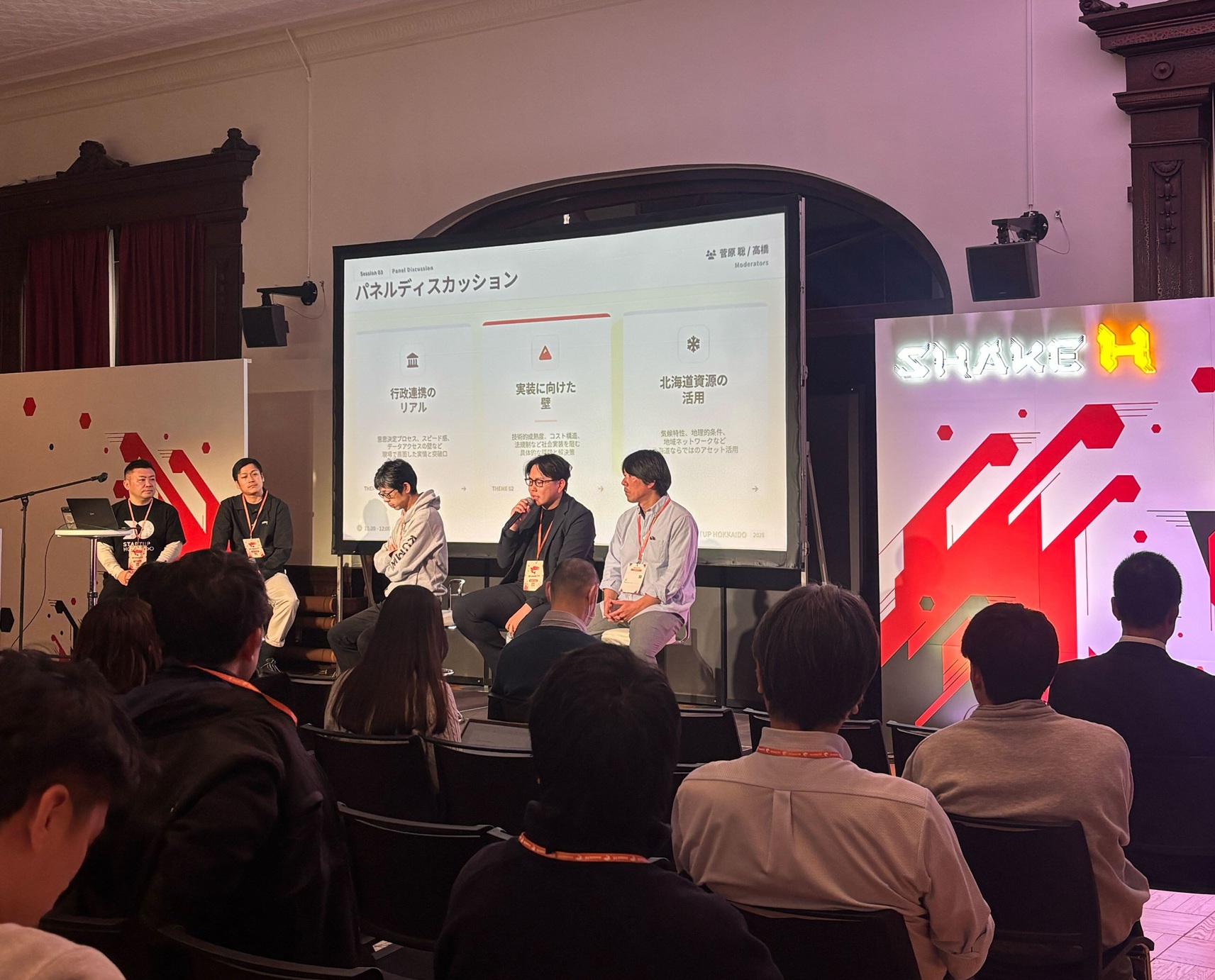 北海道から世界を奮わすスタートアップカンファレンス「SHAKE H」に代表の菅原が登壇しました