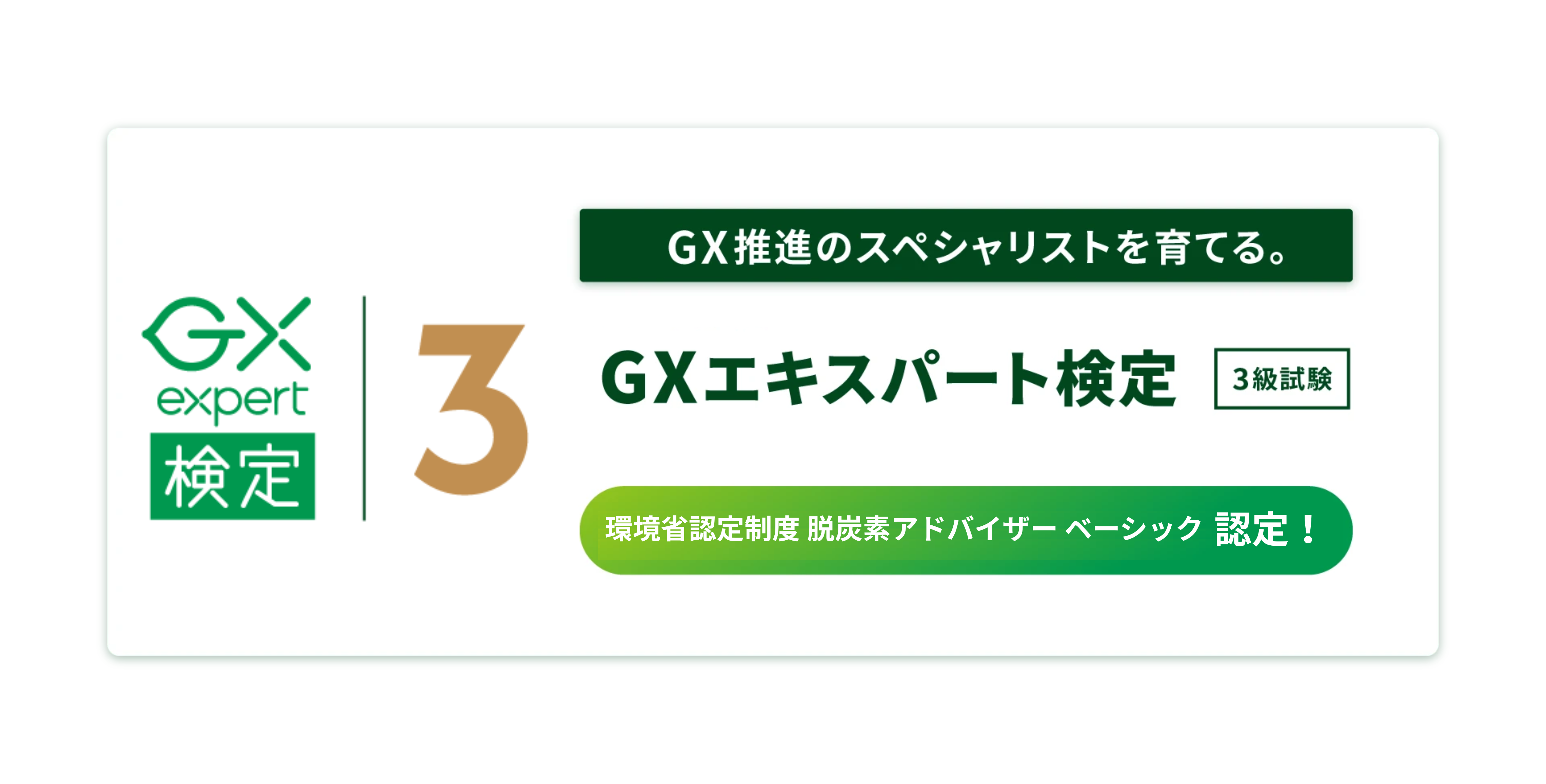 Green innovation、GX人材育成に向け「GXエキスパート検定3級」を本格展開